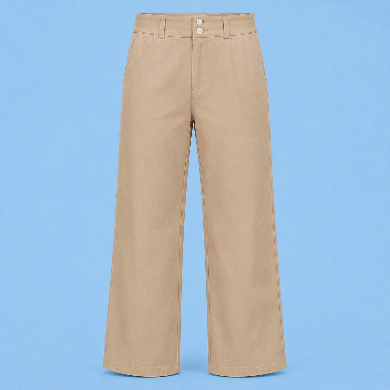 A n' e Butter Cream high waist corporate pants