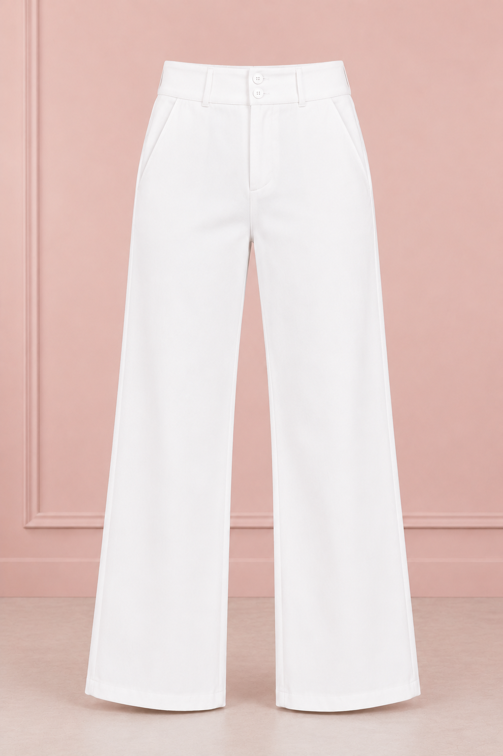 A n' e Off White high waist corporate pants