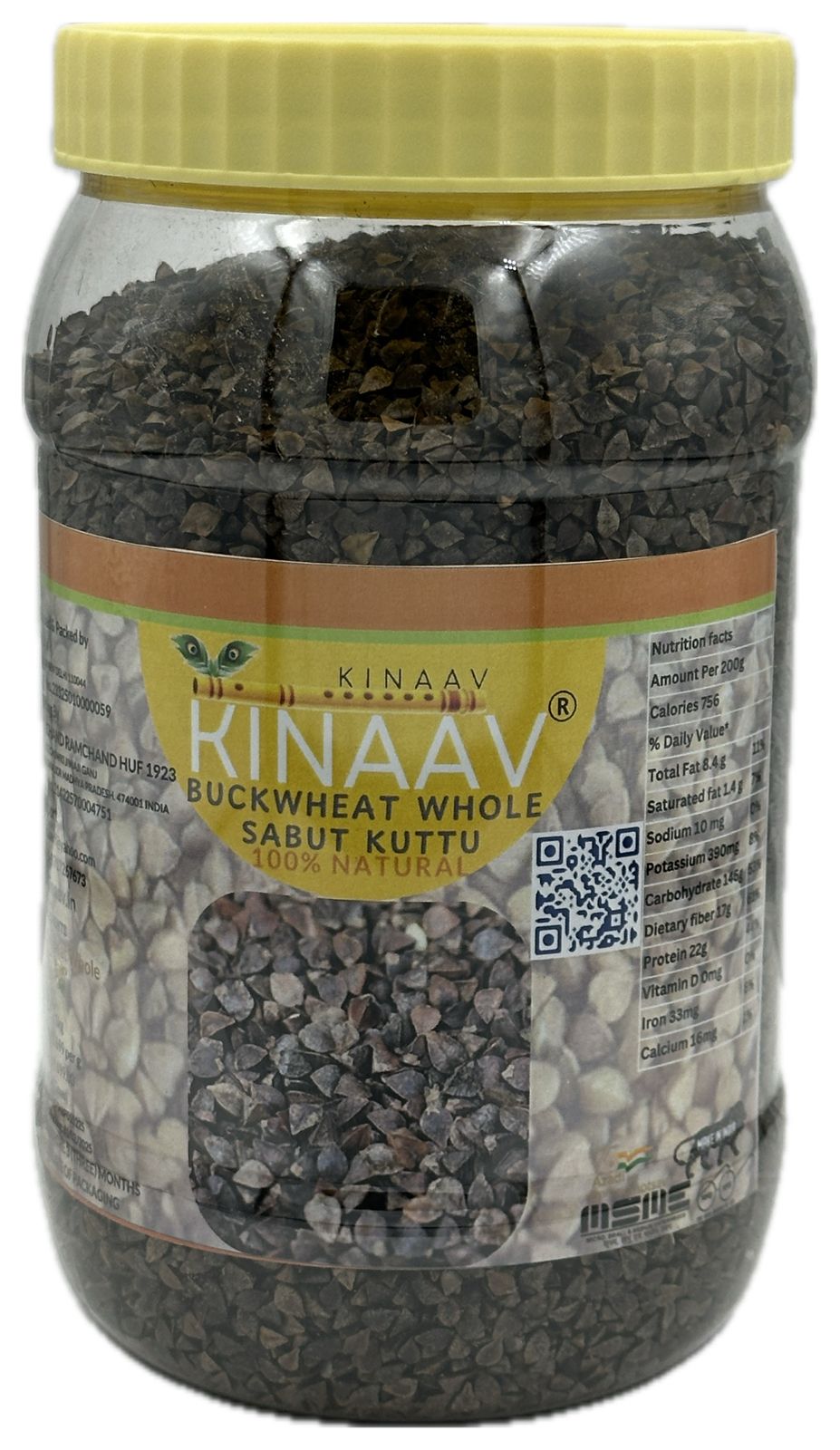 Kinaav Buckwheat Whole/Kuttu