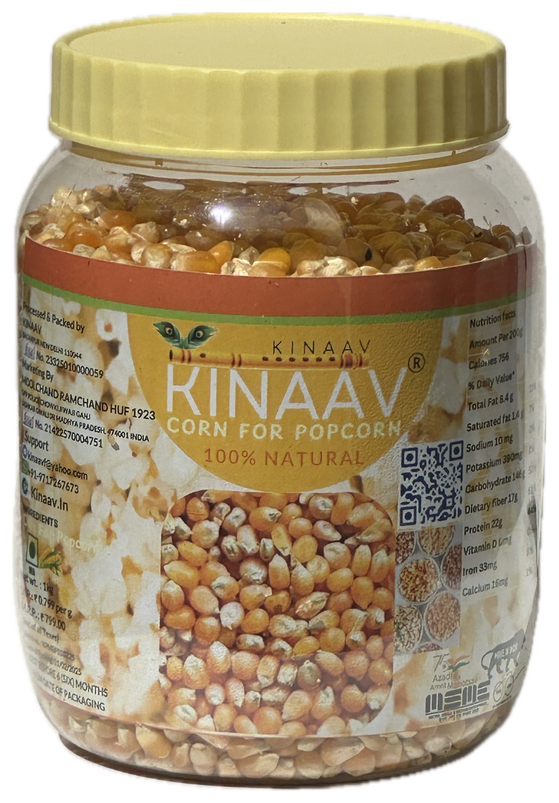 Kinaav Corn for Popcorn