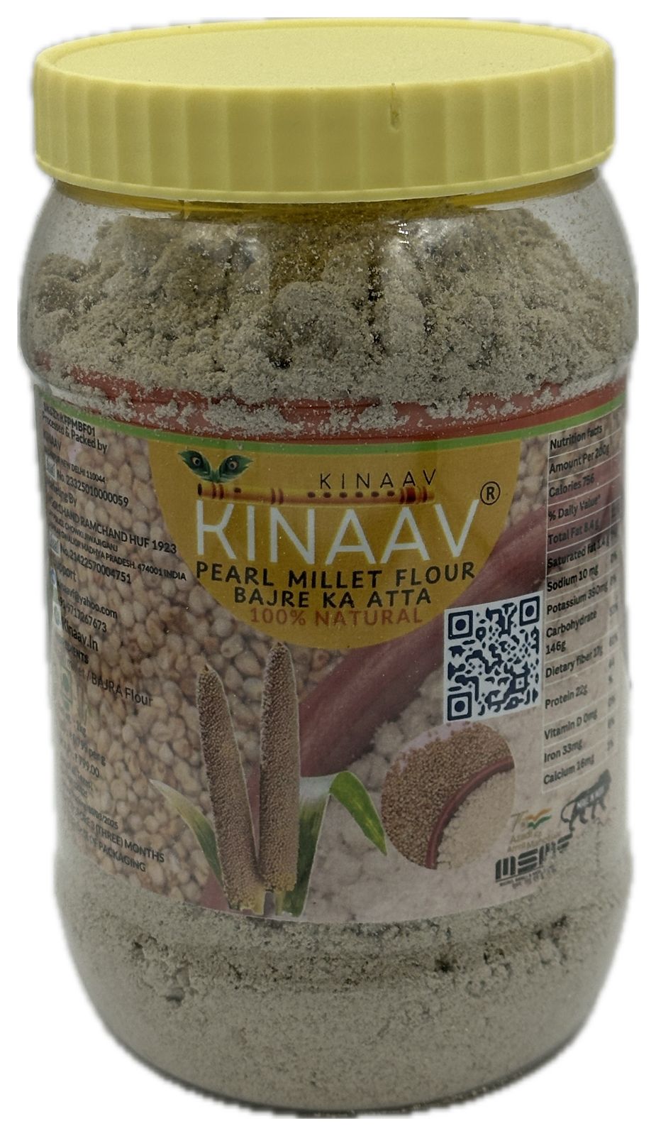 Pearl Millet/Bajra Flour  Jar