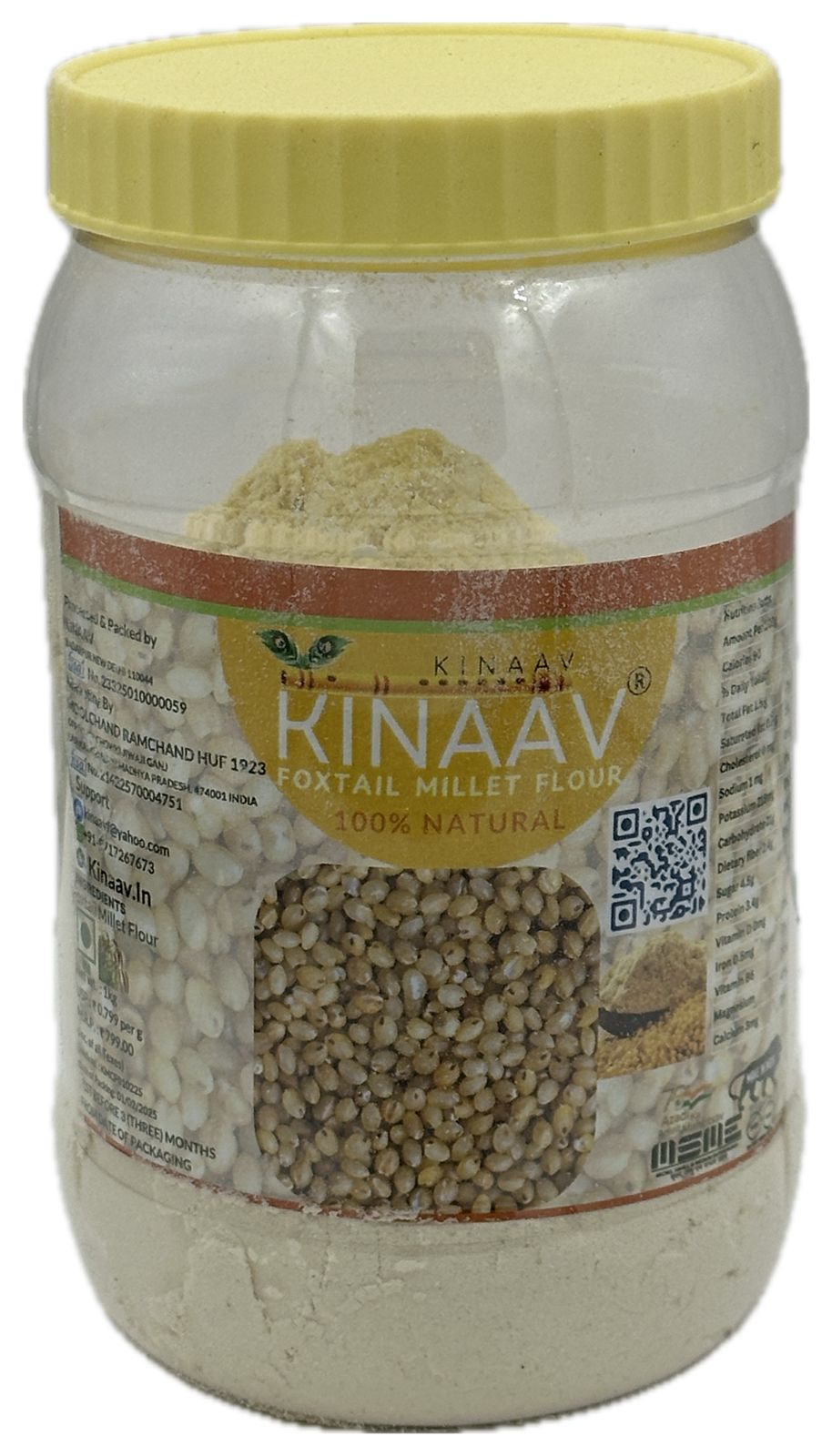 Foxtail Millet/Kangni Flour Jar