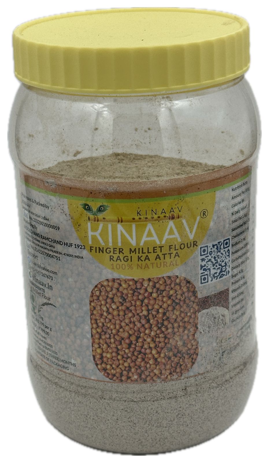 Finger Millet/Ragi Flour Jar